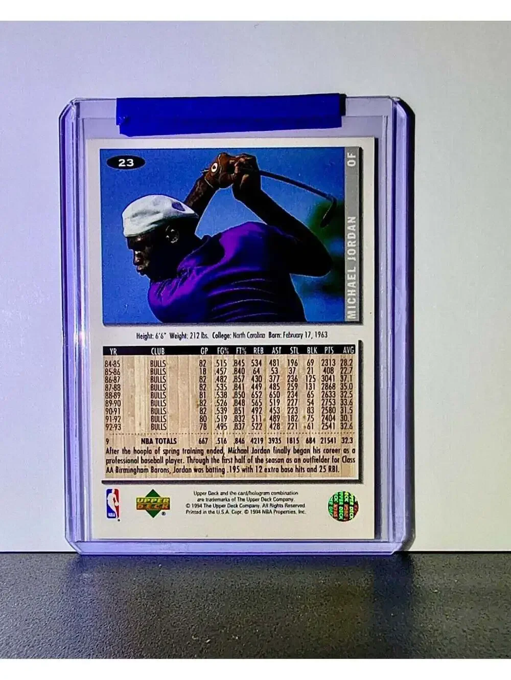 Michael Jordan 1994 Upper Deck Collector's Choice #23 Baseball Barons